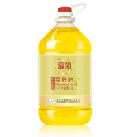 爱菊 食用油 一级压榨 菜籽油 5L