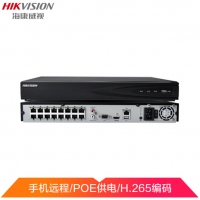 海康威视网络监控硬盘录像机 H.265编码 2盘位 高清监控录像机 16路带POE供电 DS-7816NB-K2/16P
