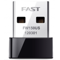 迅捷（FAST）FW150US 迷你USB无线网卡 台式机笔记本随身wifi接收...