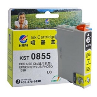 科思特T0855墨盒适用爱普生T0855-浅蓝色墨盒
