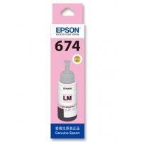 爱普生（EPSON）原装T674墨水适用L801 1800 850 810 805打印机 T6746浅红色墨水(单位：瓶)