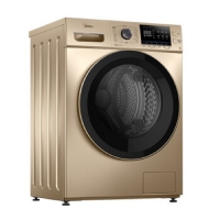 美的 (Midea)洗衣机全自动滚筒洗衣机 10公斤kg 洗烘一体MD100-1...