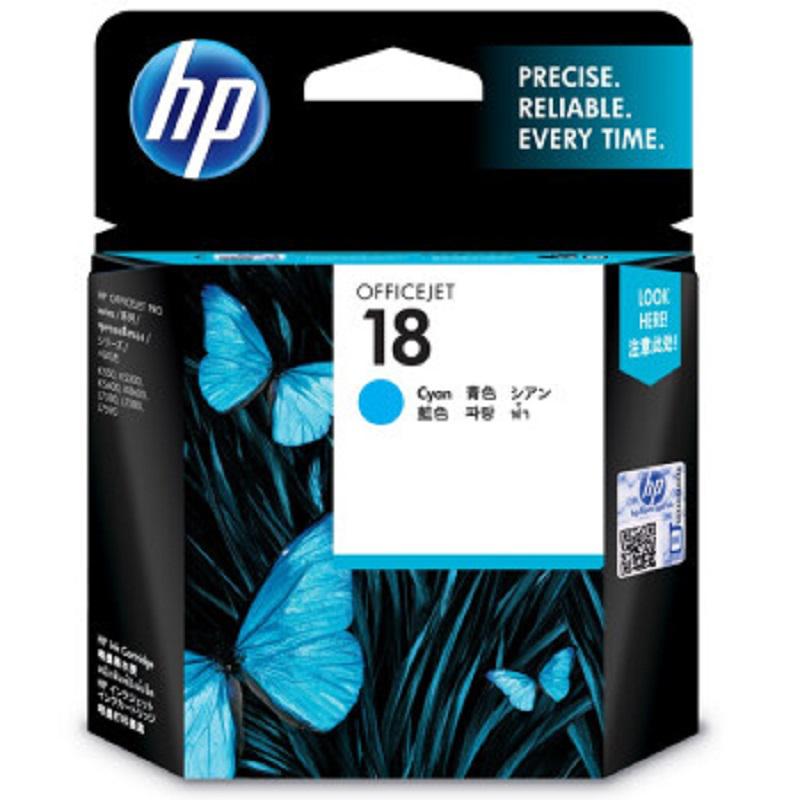 惠普/HP  C4937A 18 青色墨盒(适用HP OfficejetL7380,L7580,L7590,ProK5300,K5400dn,K8600) 