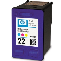 惠普/HP  C9352AA 22彩色墨盒（适用 Officejet J3606 J3608 J5508）