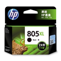 惠普/HP  805XL大容量黑色墨盒 适用hp deskjet 1210/1212/2330/2332/2720/2729/2722打印机 