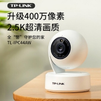 TP-LINK 全彩400万像素升级2.5K超清无线监控摄像头 家用智能网络监控器摄像机 360全景wifi手机远程 IPC44AW
