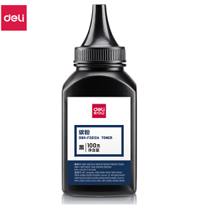 得力(deli) DBH-F2612A 碳粉 墨粉 黑色瓶装(惠普hp3050 M1005 1010 1015 M1319f 佳能2900/3000)（单位：支）