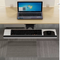 键盘托架人体工学键盘架子多功能旋转电脑桌键盘抽屉滑轨鼠标支架 