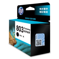 惠普/HP  803黑色经济适用墨盒 适用hp deskjet 1111/1112/2131/2132/2621/2622打印机