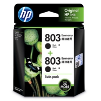 惠普/HP  803黑色双支经济适用墨盒 适用hp deskjet 1111/1112/2131/2132/2621/2622打印机