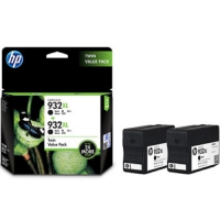 惠普/HP  932XL大容量双黑墨盒 适用hp 7110/7510/7612/7610打印机
