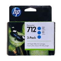 惠普/HP  712 绘图仪青色墨盒3ED77A (3*29ML) 适用T250/230/210/T650/630 