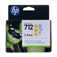 惠普/HP 712 绘图仪黄色墨盒3ED79A (3*29ML) 适用T250/230/210/T650/630