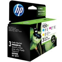 惠普/HP  E5Y50AA 920XL大容量彩色套装墨盒（适用hp officejet 6000/6500/6500A/7500A/7000/7500） 