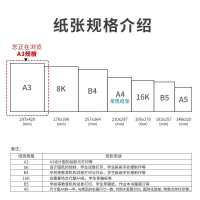 得力(deli) 7364 珊瑚海A3打印纸 70g克500张一包 单包复印纸